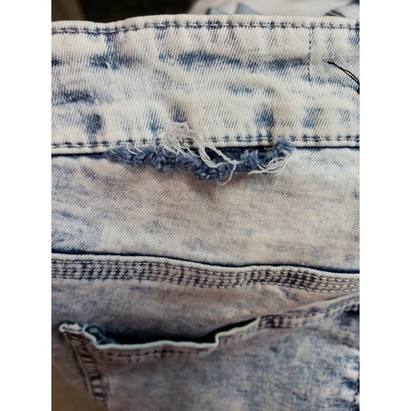 Twenyone Black Womens Jeans Sz 18 Mid-Rise Jeggings Flex Distressed Ripped HOLE - Picture 9 of 9